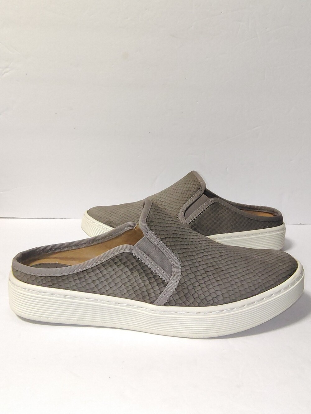 Sofft Somers Slip-On Women's Snake embossed Leather Mules Comfort Shoes 7.5 - Picture 4 of 9